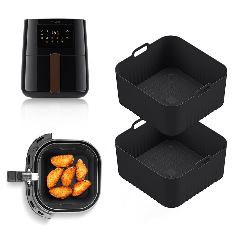 Air Fryer 5L Digital - 17 ซม.ซิลิโคน Air Fryer แม่พิมพ์สําหรับ Philips