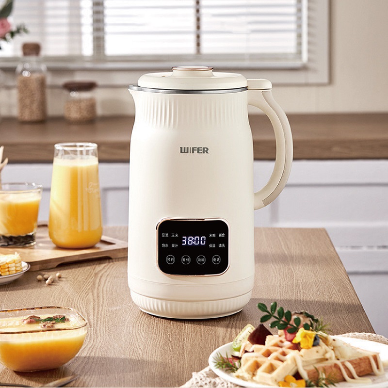 Soy Milk Maker - เครื่องทำนมถั่วเหลือง 1.5 ลิตร เครื่องคั้นน้ำผลไม้ไฟฟ้า ตั้งเวลาได้ 12