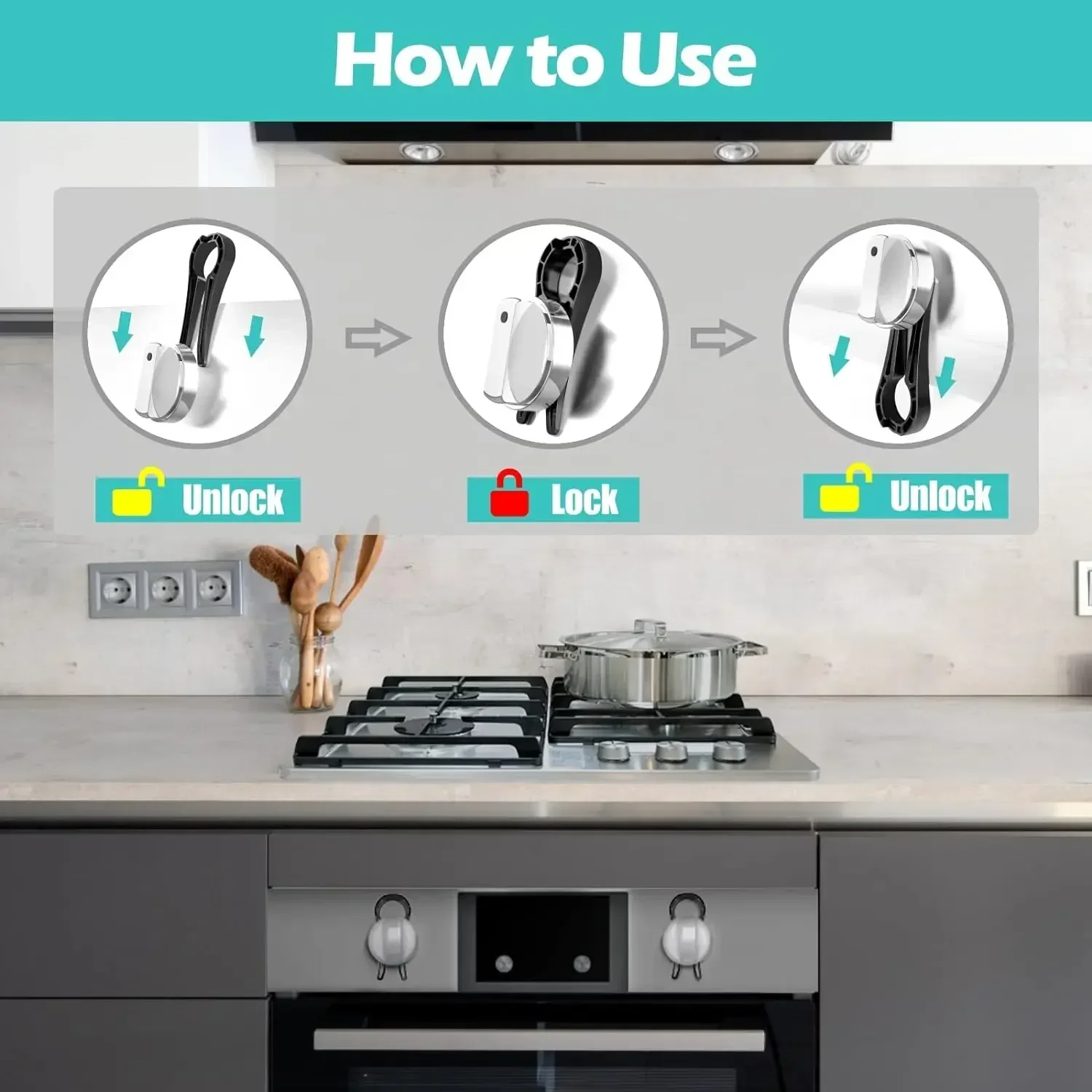 ชุดอุปกรณ์ป้องกันเด็กในครัว ป้ - Kitchen Appliances Gas Stove บทวิจารณ์และราคา