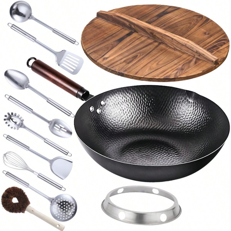 กระทะเหล็กกล้าคาร์บอนขนาด 12.6 - Wok Electric Flat บทวิจารณ์และราคา