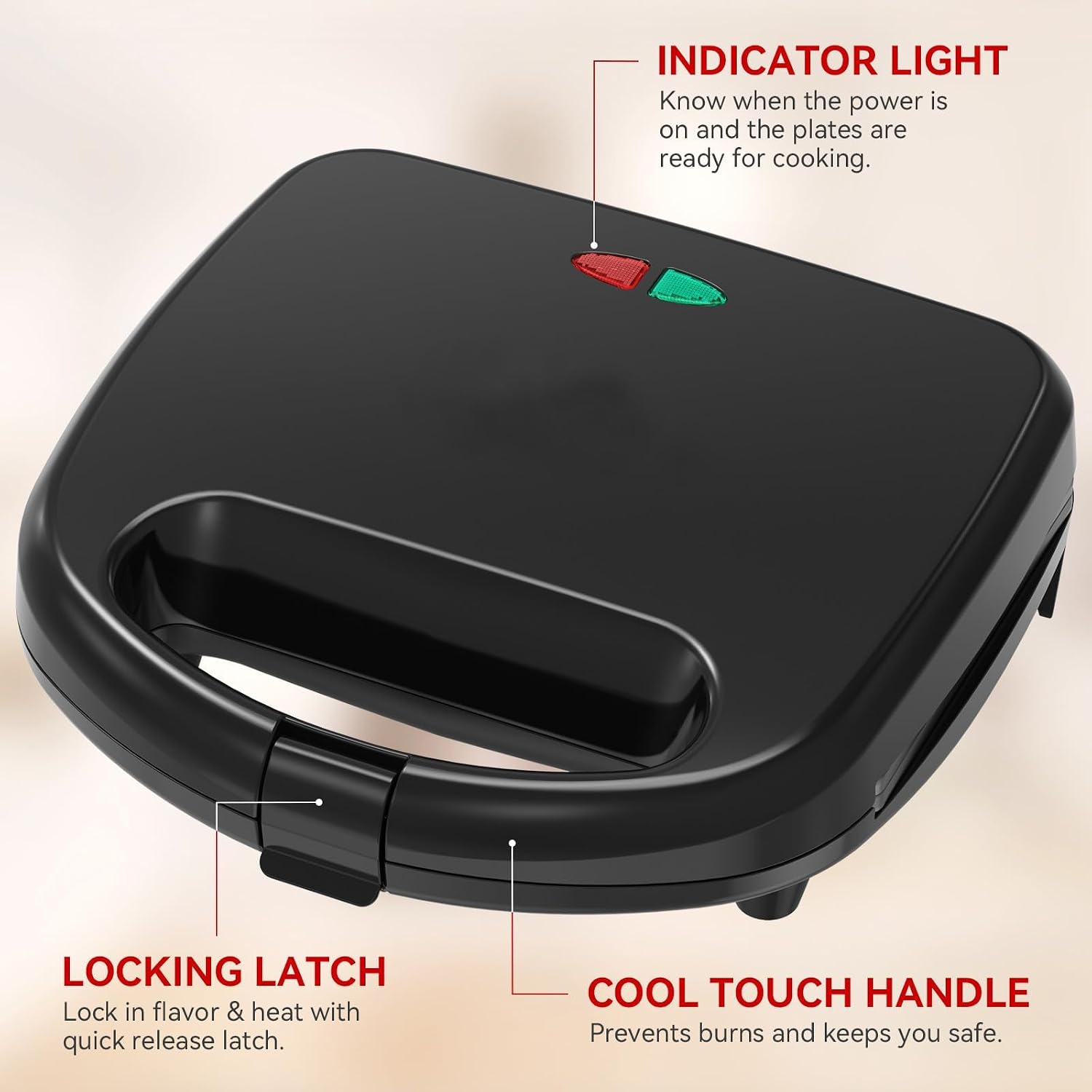 เครื่องทำแซนด์วิช, เครื่องทำชี - Sandwich Press Grill บทวิจารณ์และราคา