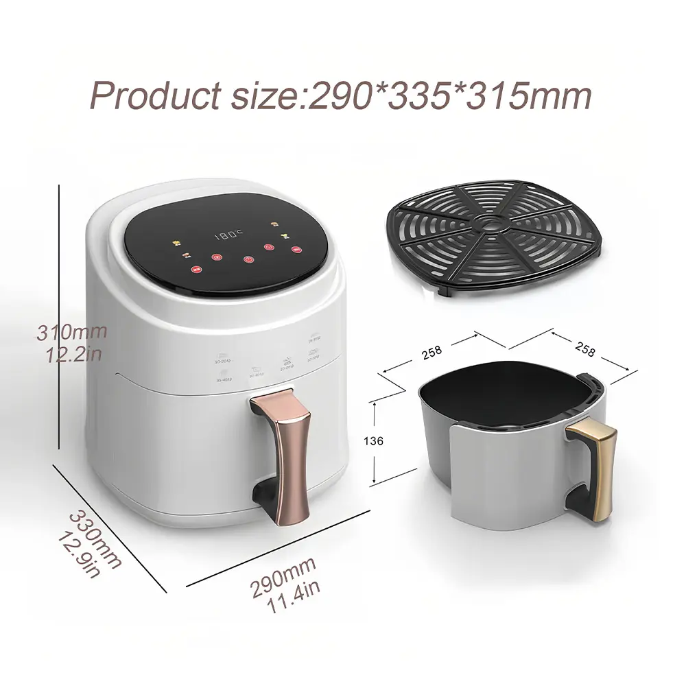 หม้อทอดไร้น้ำมันดิจิตอล 2800W  - Air Fryer 5L Digital บทวิจารณ์และราคา