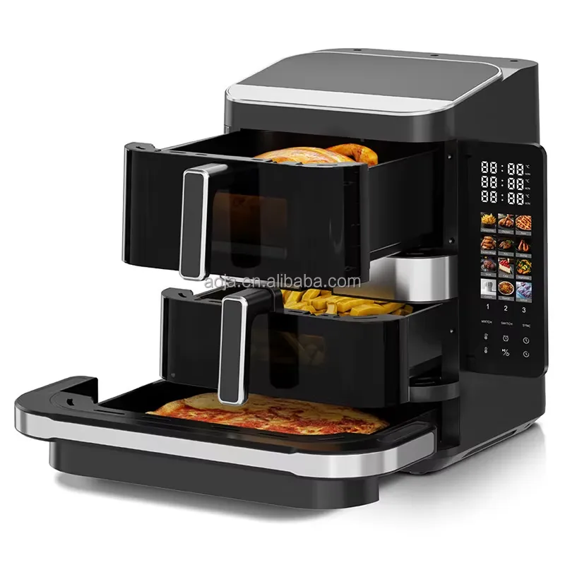 สำหรับหม้อทอดไร้น้ำมันแบบสองตะ - Air Fryer 5L Digital บทวิจารณ์และราคา