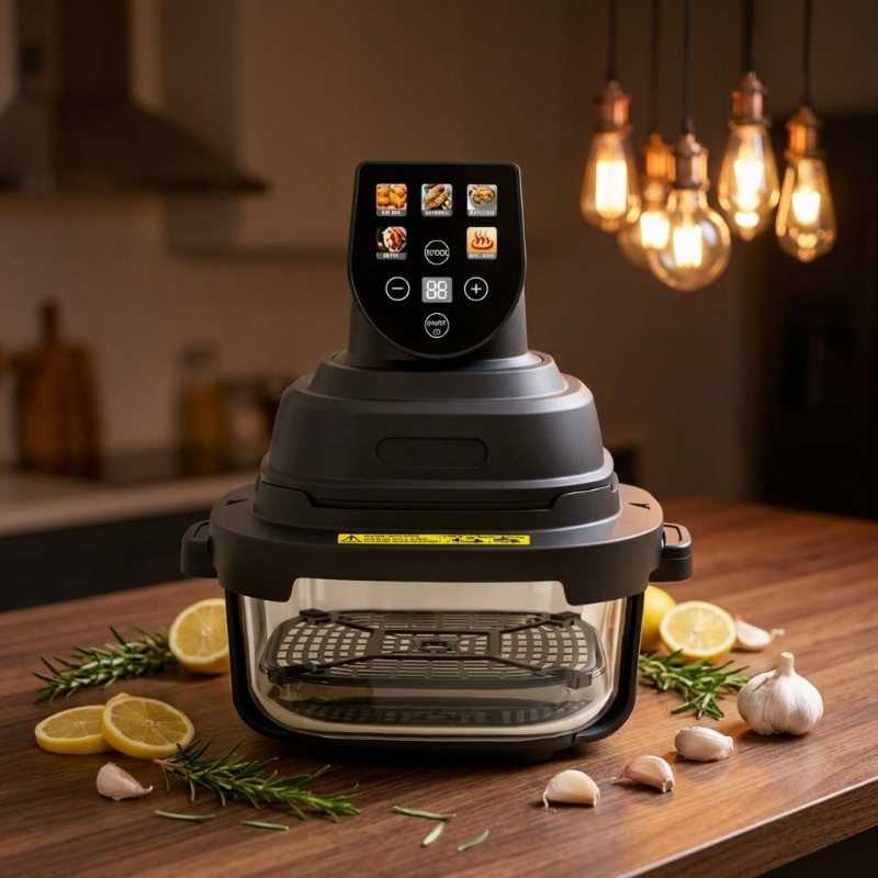 Airo 2025 หม้อทอดไร้น้ำมันไฟฟ้ - Air Fryer 5L Digital บทวิจารณ์และราคา
