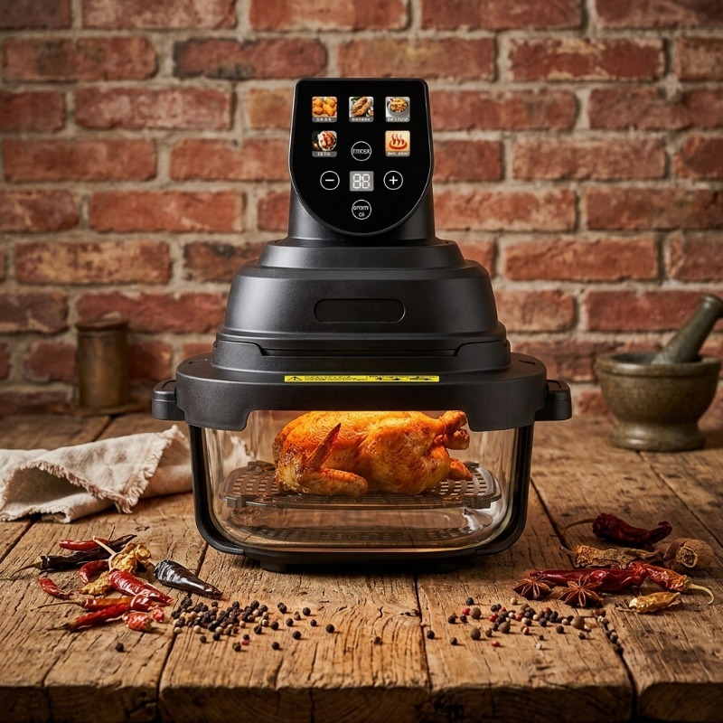 Airo 2025 หม้อทอดไร้น้ำมันไฟฟ้ - Air Fryer 5L Digital บทวิจารณ์และราคา