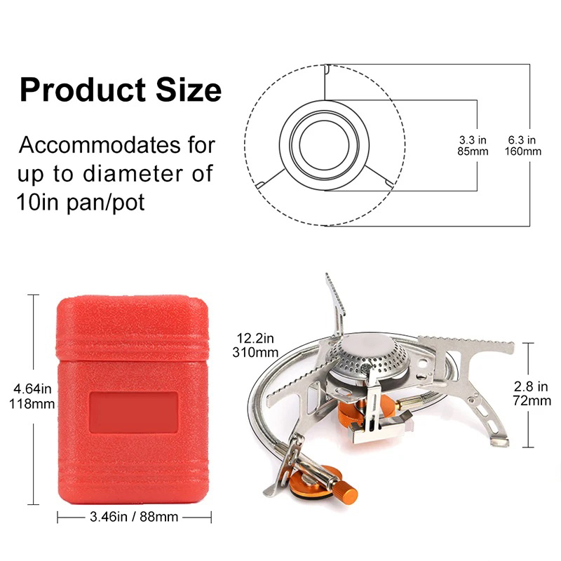 เตาแก๊สแคมป์ปิ้งแบบพกพาพับเตาแ - Kitchen Appliances Gas Stove บทวิจารณ์และราคา