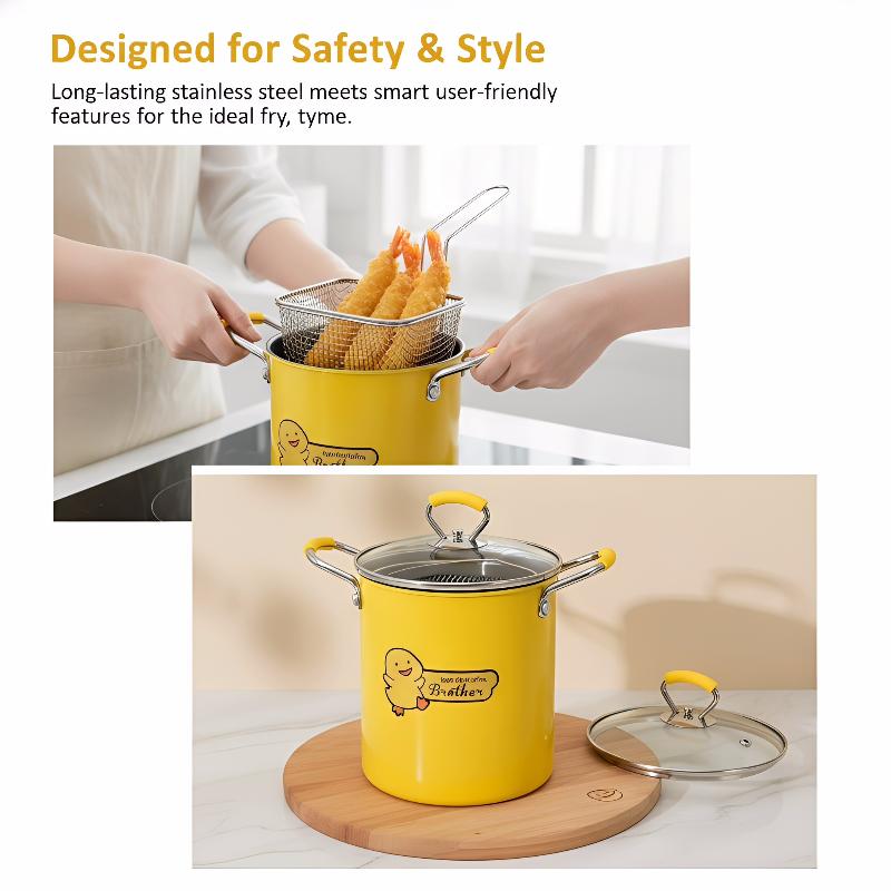 หม้อทอดแบบลึก 2/3 ลิตร สแตนเลส - Kitchen Appliances In Japanese บทวิจารณ์และราคา