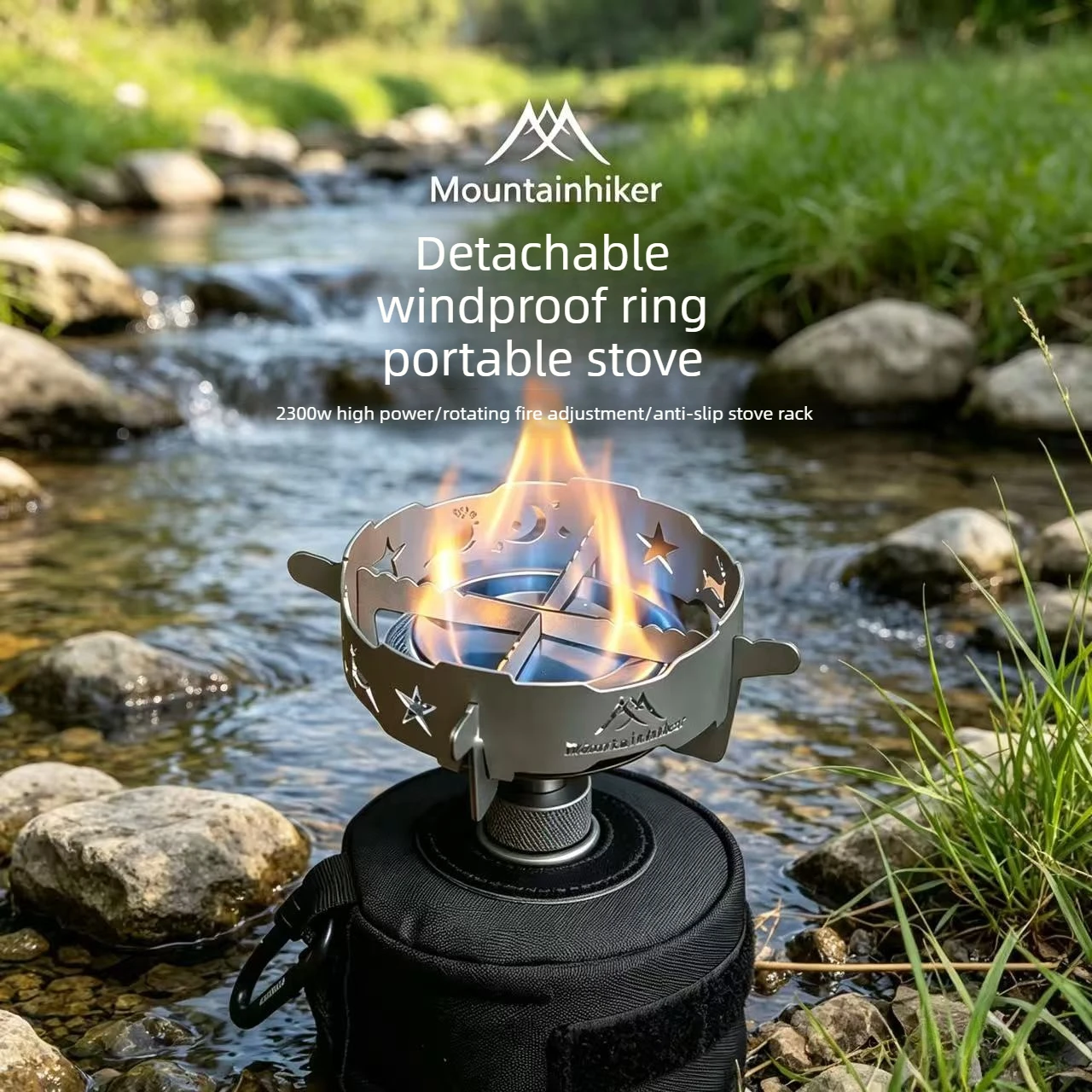 เตาแคมป์ปิ้งพร้อมวงแหวนกันลมที - Kitchen Appliances Gas Stove บทวิจารณ์และราคา