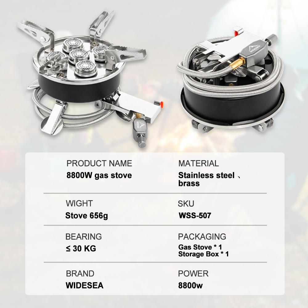 Widesea Camping 5in1 เตาแก๊สกล - Kitchen Appliances Gas Stove บทวิจารณ์และราคา