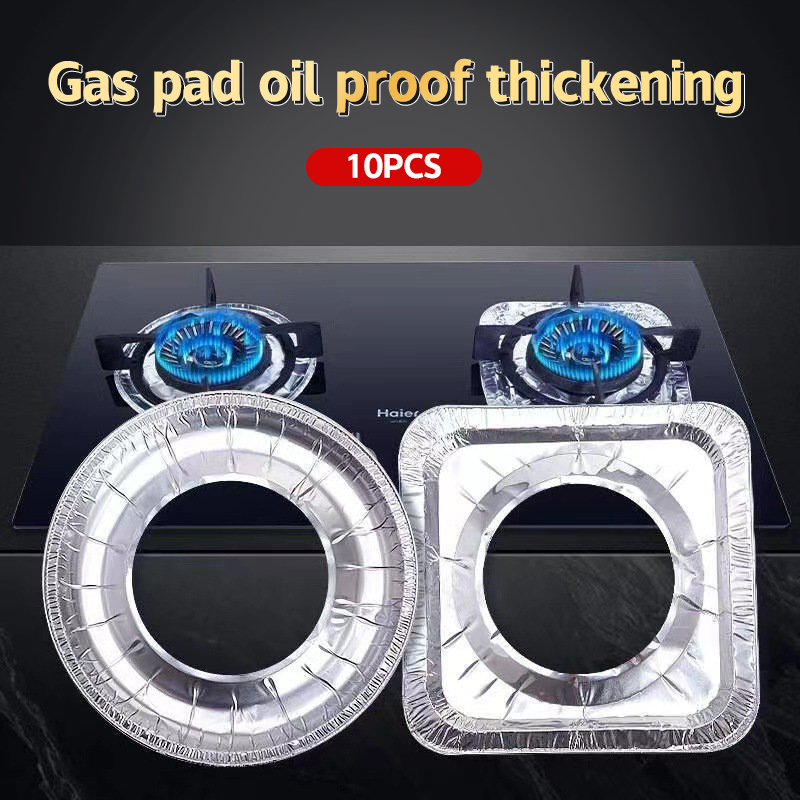 ที่คลุมฟอยล์อลูมิเนียมหนา10ชิ้ - Kitchen Appliances Gas Stove บทวิจารณ์และราคา