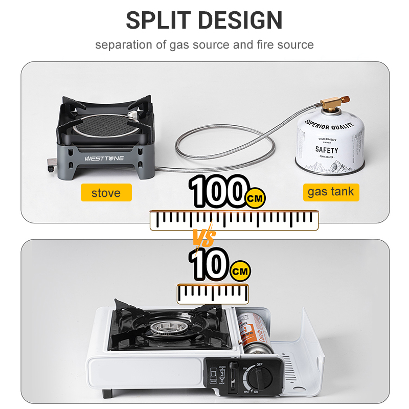 WESTTUNE กลางแจ้งเตาเผาไหม้อิน - Kitchen Appliances Gas Stove บทวิจารณ์และราคา