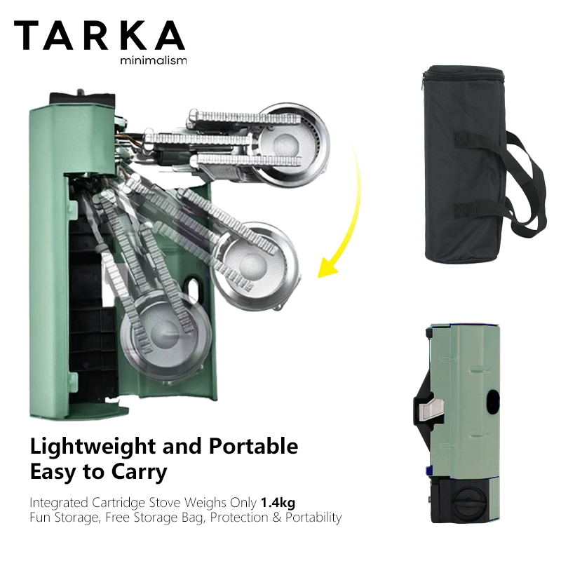 เตาแก๊สพกพาแบบพับได้ TARKA กำล - Kitchen Appliances Gas Stove บทวิจารณ์และราคา